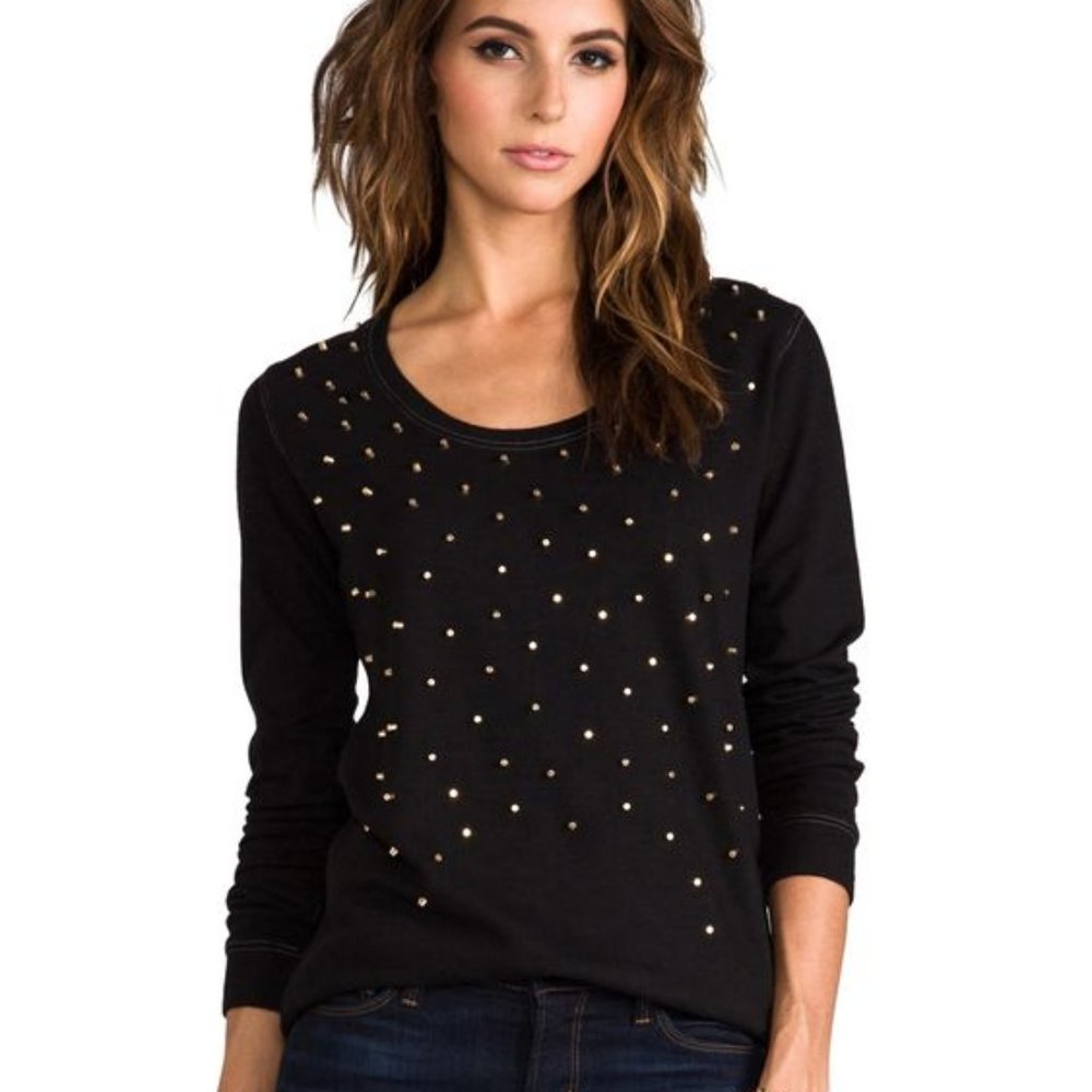 Monrow Studded Sweatshirt